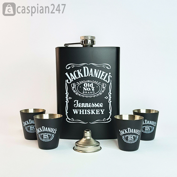 ست هیپ فلاسک (قمقمه جیبی) 4 شات جک دنیلز