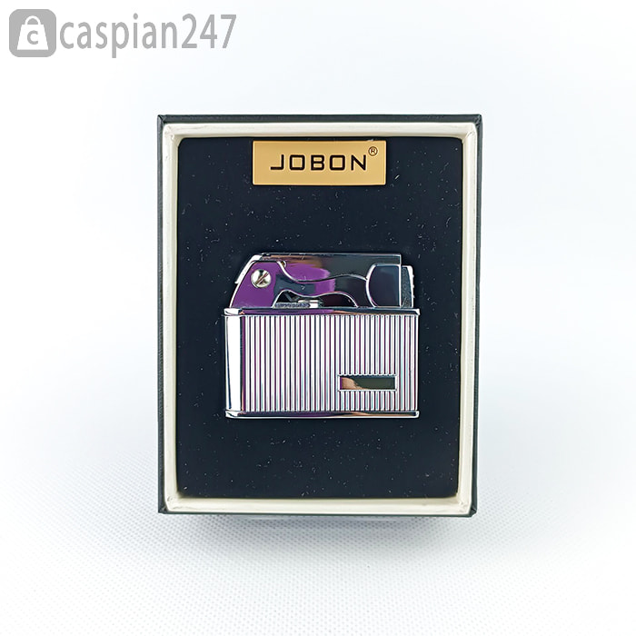 فندک اورجینال بنزینی جوبون طرح کلکسیونی نقر ای