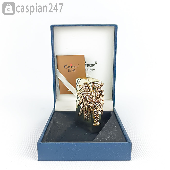 فندک اورجینال بنزینی چیف طرح فرشته انجل آمازون طلایی